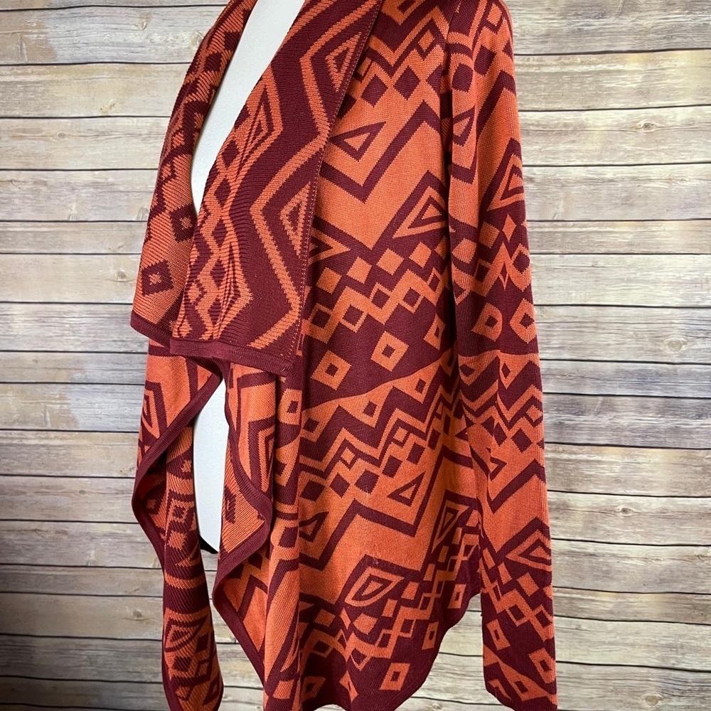 Staring At Stars Medium Array Aztec Cardigan Boho - image 5